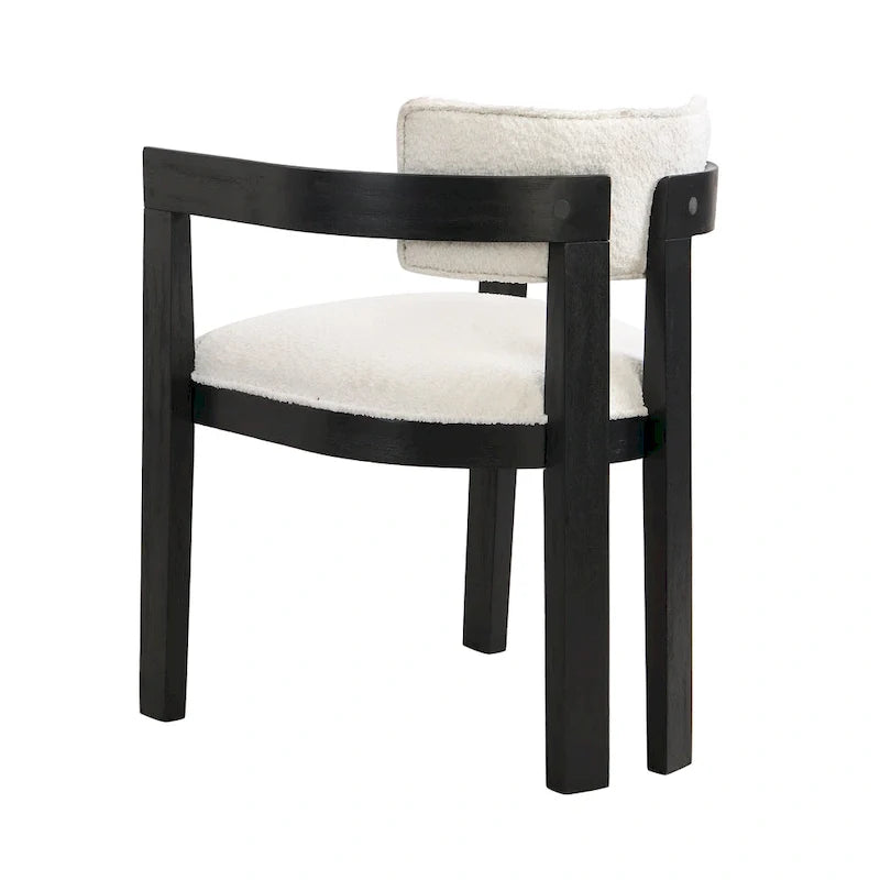 Chaise de salle à manger moderne sophistiquée Conrad avec accoudoirs par Christopher Knight Home