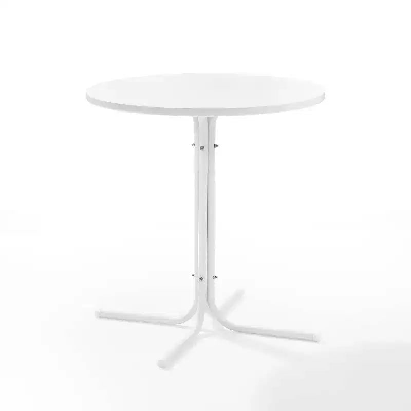 Griffith Outdoor Round Bistro Table - White - Crosley