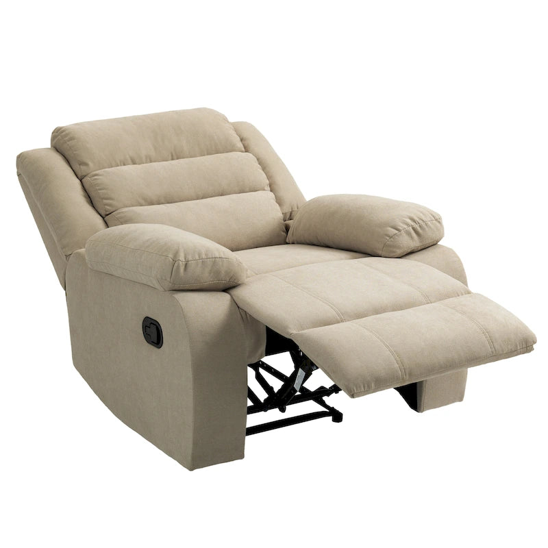 Fauteuil inclinable manuel classique et traditionnel, ensemble de 2
