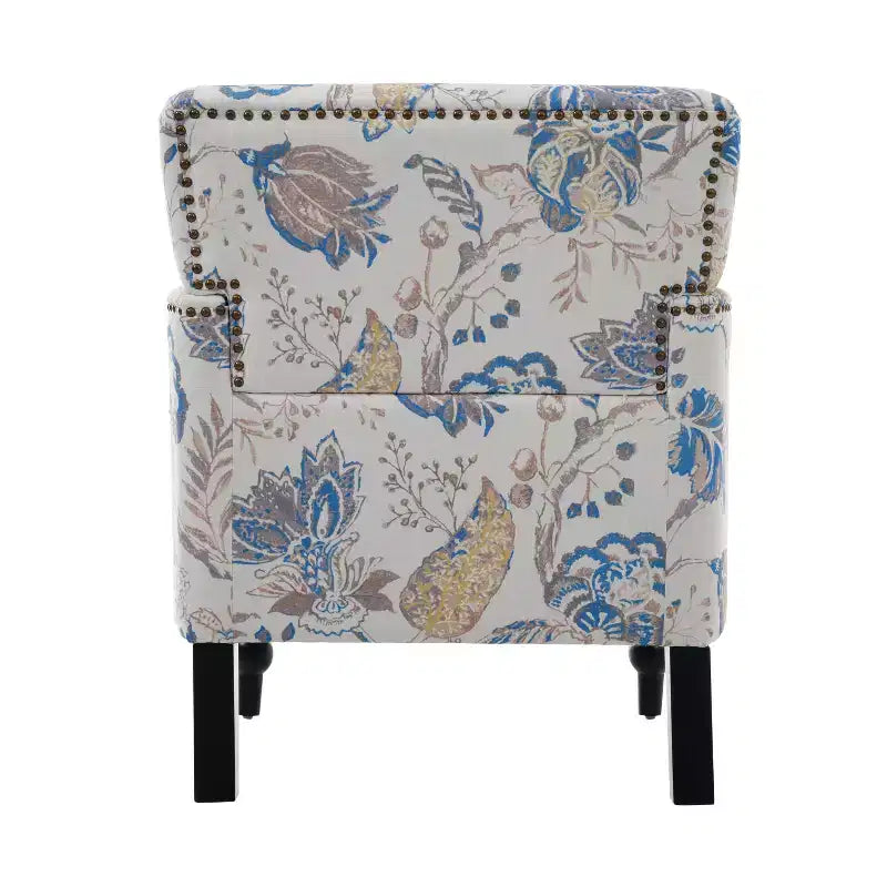 Fauteuil club contemporain Harrison Christopher Knight Home en tissu avec garniture cloutée