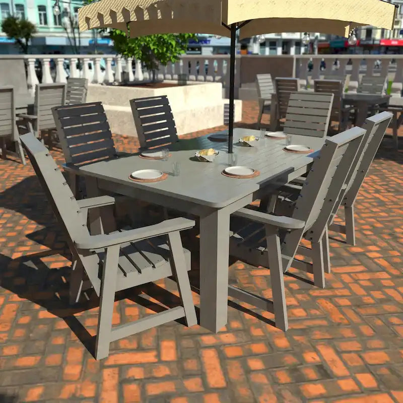 Ensemble de salle à manger d'extérieur 7 pièces HIGHWOOD PROFESSIONAL 42x72