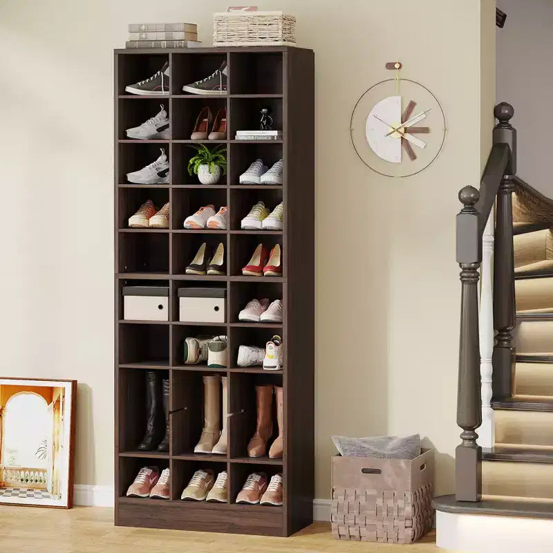 Meuble à chaussures Tribesigns à 10 niveaux avec 30 casiers