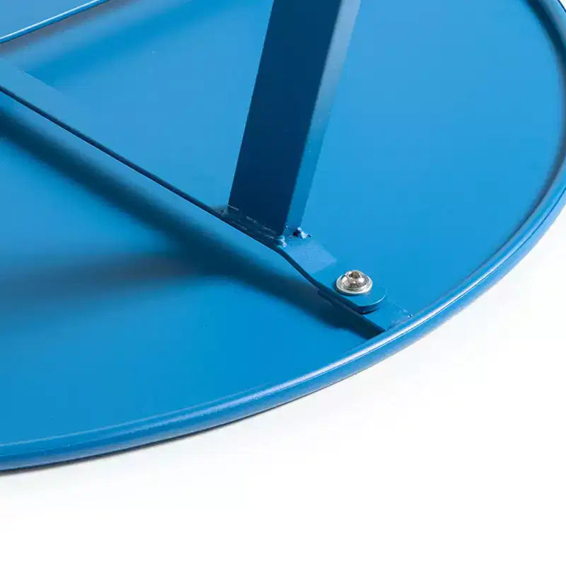 GRANDPATIO Table basse ronde d'extérieur en acier de 27,5 pouces