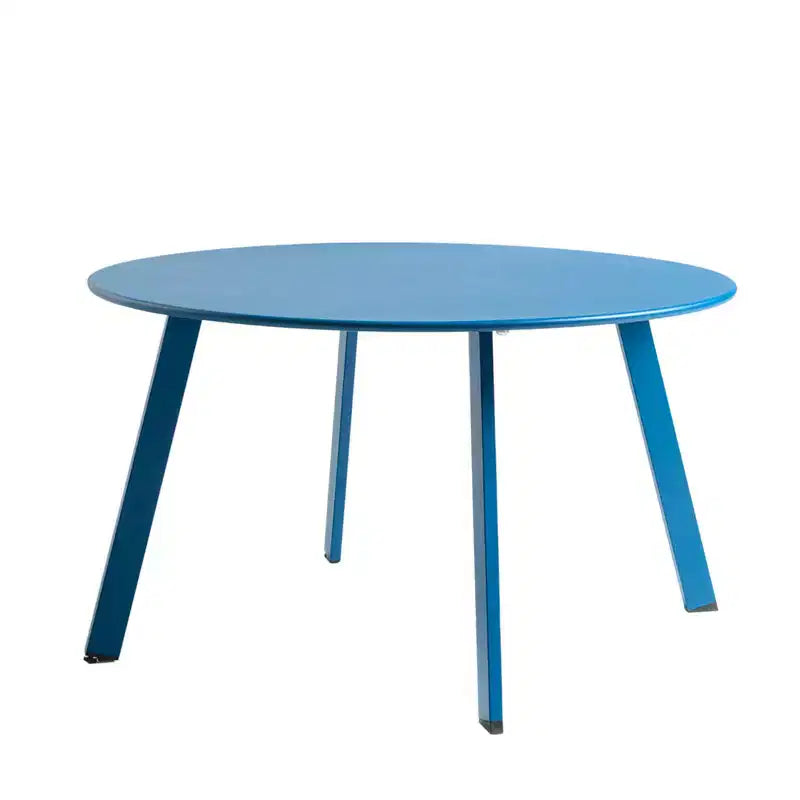 GRANDPATIO Table basse ronde d'extérieur en acier de 27,5 pouces