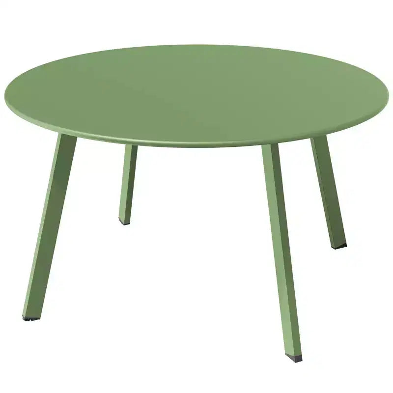 GRANDPATIO 27.5 '' Outdoor Round Steel Coffee Table