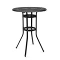Karl Home Brionie Round Aluminum Outdoor Bar Table