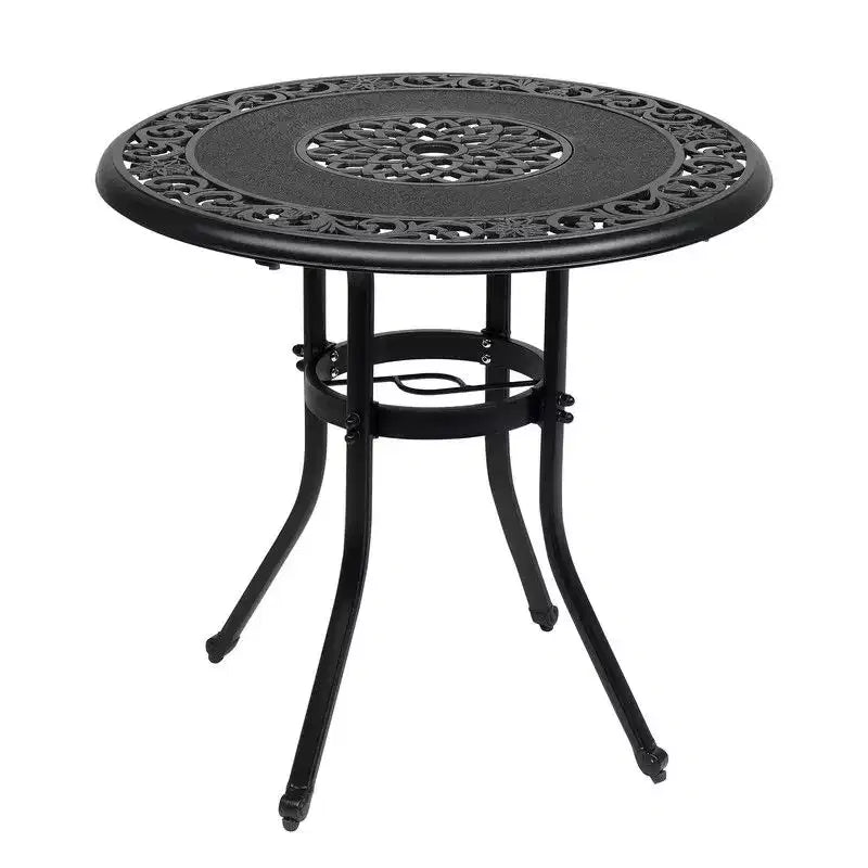 Karl Home Round Aluminum Outdoor Bistro Table