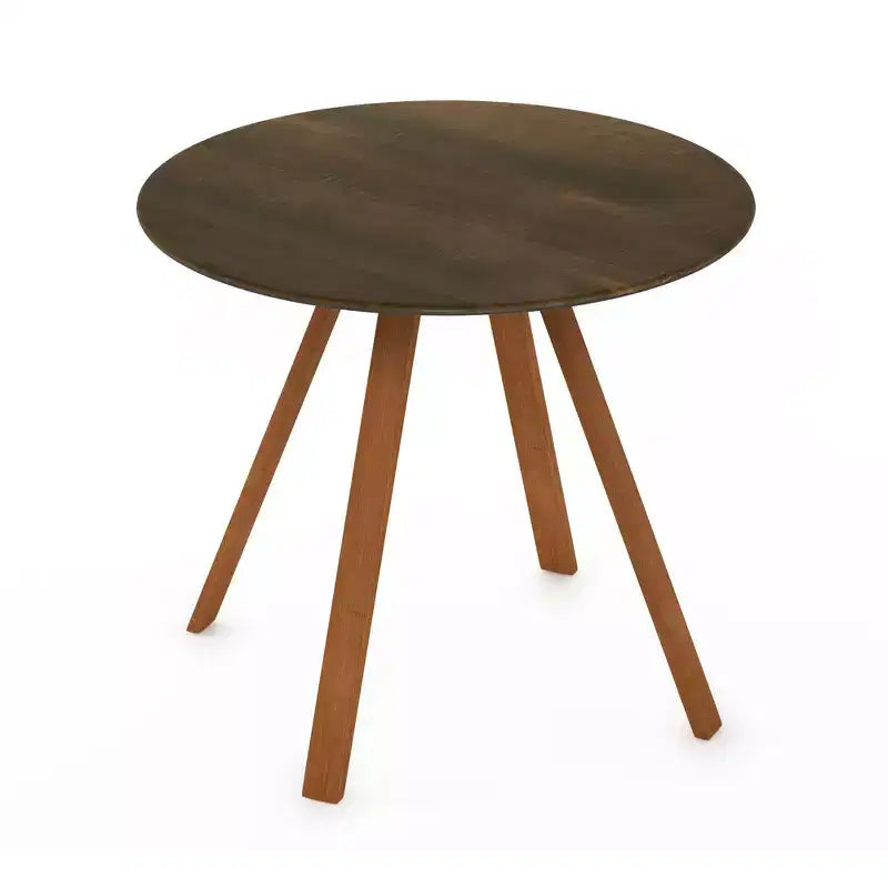 HOMLUX 4-Leg Round Outdoor Dining Table Patio Bistro Tables for Yard, Balcony, Lawn, Pool