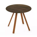 HOMLUX 4-Leg Round Outdoor Dining Table Patio Bistro Tables for Yard, Balcony, Lawn, Pool
