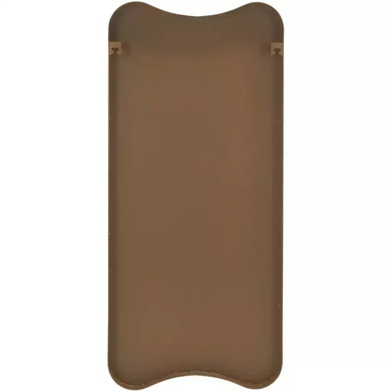 31" x 14" Gold Iron Frame Wall Mirror