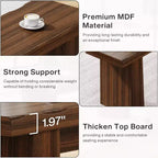 47" Wooden Entryway Bench with Sturdy Frame - Kitchen, Bedroom, Living Room or Hallway