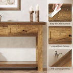 70.9" Farmhouse Console Table with 3 Drawers and Storage Shelf - Sofa Table for Entryway, Hallway or Foyer