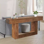 63 Long Console Table for Entryway - Farmhouse Sofa Table Behind Couch, Hallway & Living Room Table, Rustic Wood Entry Table for Foyer, Home Decor