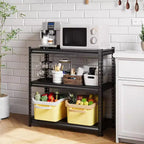 5-Tier Storage Shelves,Steel Garage Shelving Unit,Adjustable Industrial Rack,Matte Metal Standing Shelf for Warehouse,Basement,Kitchen,Workshop
