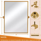 39x30" Iron Right Angle Rectangle Hanging Mirror - Black Grid