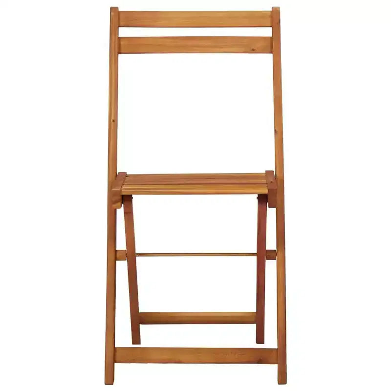 vidaXL Table jardinière de jardin avec 2 chaises de bistrot en bois d'acacia massif