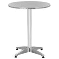 vidaXL Bistro Table Outdoor Side Table Garden Porch Deck Furniture Aluminum