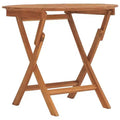 vidaXL Garden Table Solid teak wood Large Foldable Garden Table Round