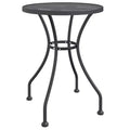 vidaXL Patio Table Expanded Metal Mesh Anthracite  23.6x28.3/ 31.5x28.3