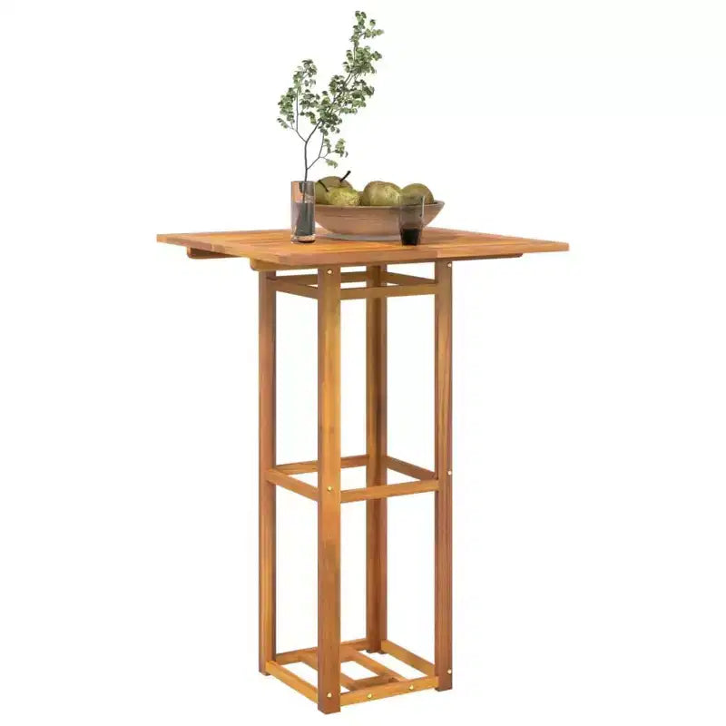 vidaXL Table de bistrot 75x75x110 cm Bois d'acacia massif