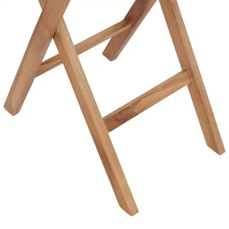 vidaXL Table de jardin Teck Bois de teck massif