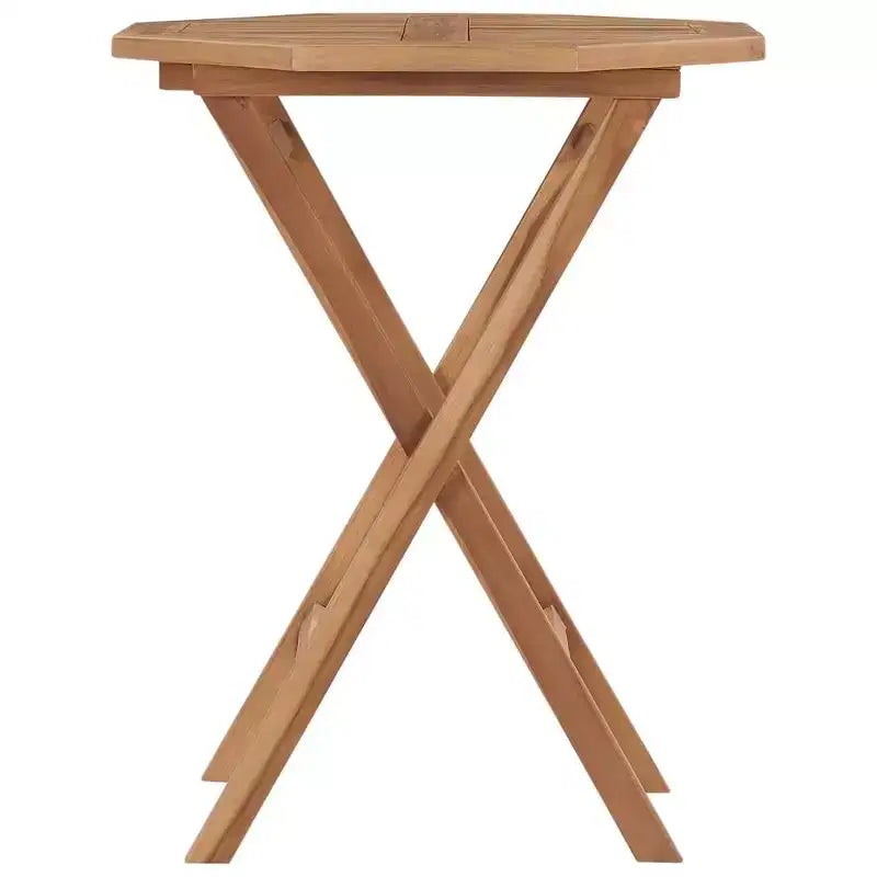 vidaXL Table de jardin Teck Bois de teck massif