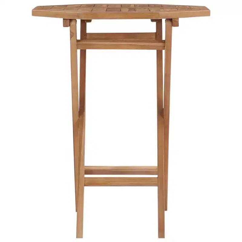 vidaXL Table de jardin Teck Bois de teck massif
