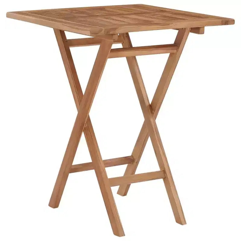 vidaXL Table de jardin Teck Bois de teck massif