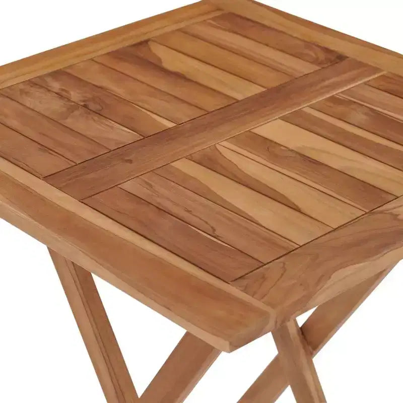 vidaXL Table de jardin Teck Bois de teck massif