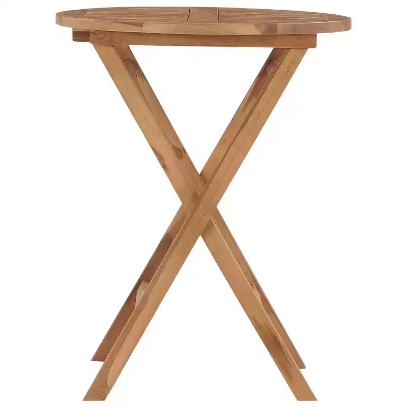 vidaXL Table de jardin Teck Bois de teck massif