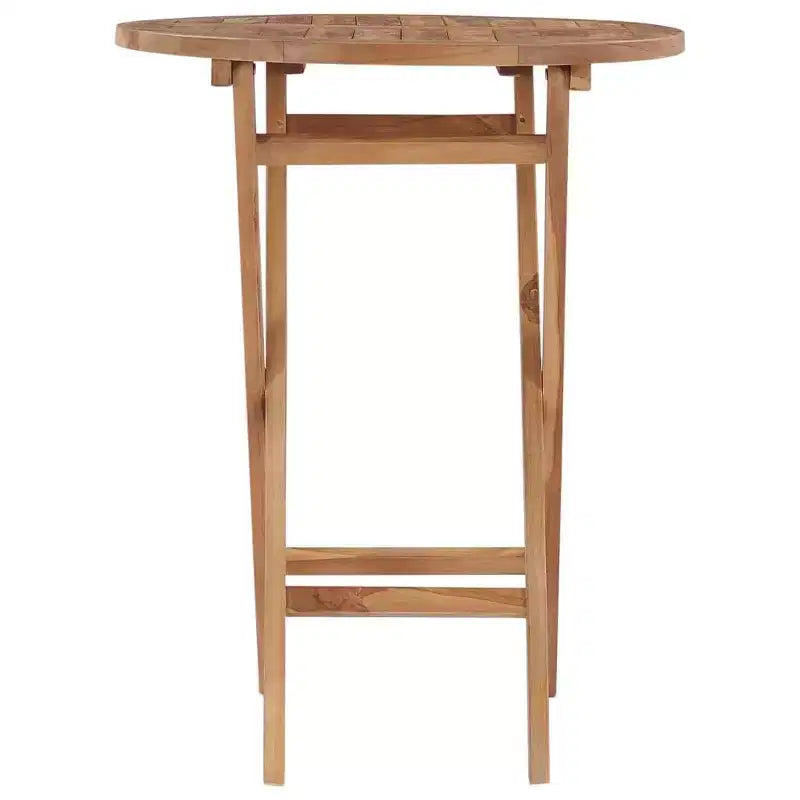 vidaXL Table de jardin Teck Bois de teck massif