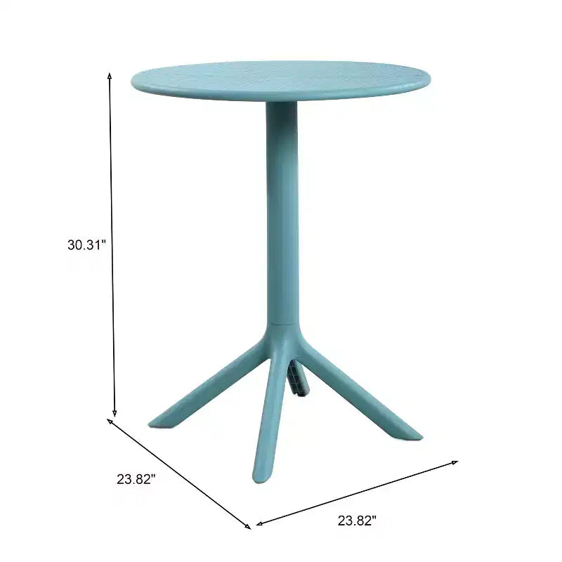 Table de bistrot d'extérieur en plastique résistant aux intempéries Christopher Knight Home Gerald