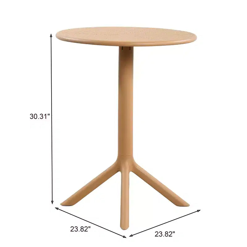 Table de bistrot d'extérieur en plastique résistant aux intempéries Christopher Knight Home Gerald