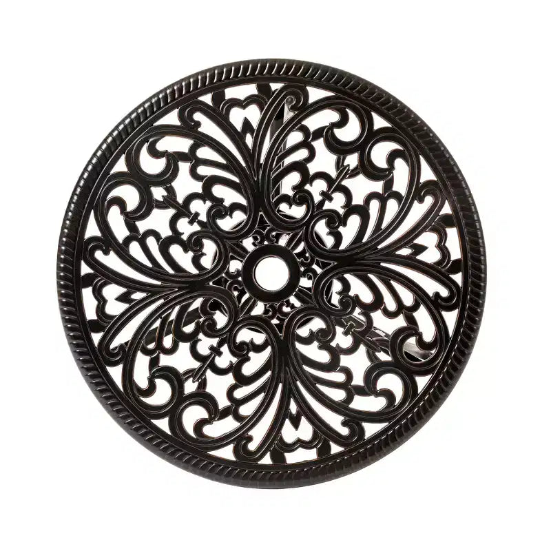 Christopher Knight Home Kanyarat Table de bistrot de patio en aluminium de style transitionnel