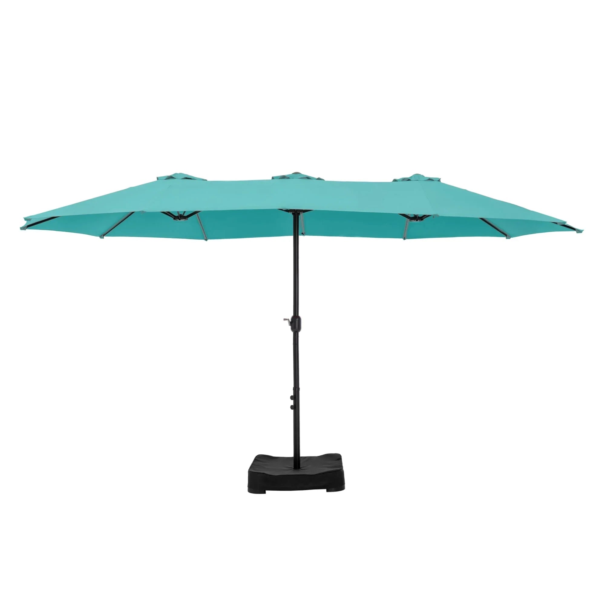 MAISON ARTS Grand Parasol Double Face de 4,5 m avec Base Incluse pour Patio