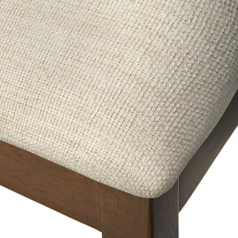 Chaises de salle à manger en bois massif et rotin Newington de Simple Living (lot de 2)