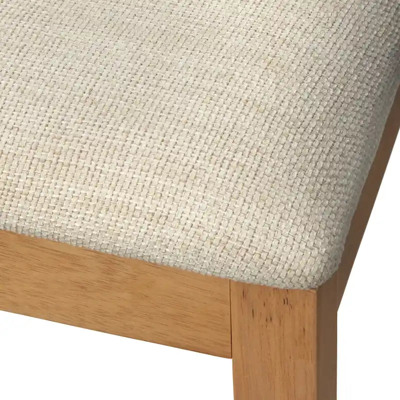 Chaises de salle à manger en bois massif et rotin Newington de Simple Living (lot de 2)