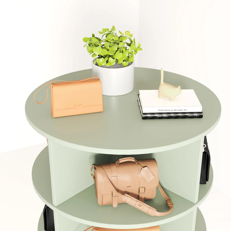 Armoire à chaussures rotative à 360° - 7 niveaux