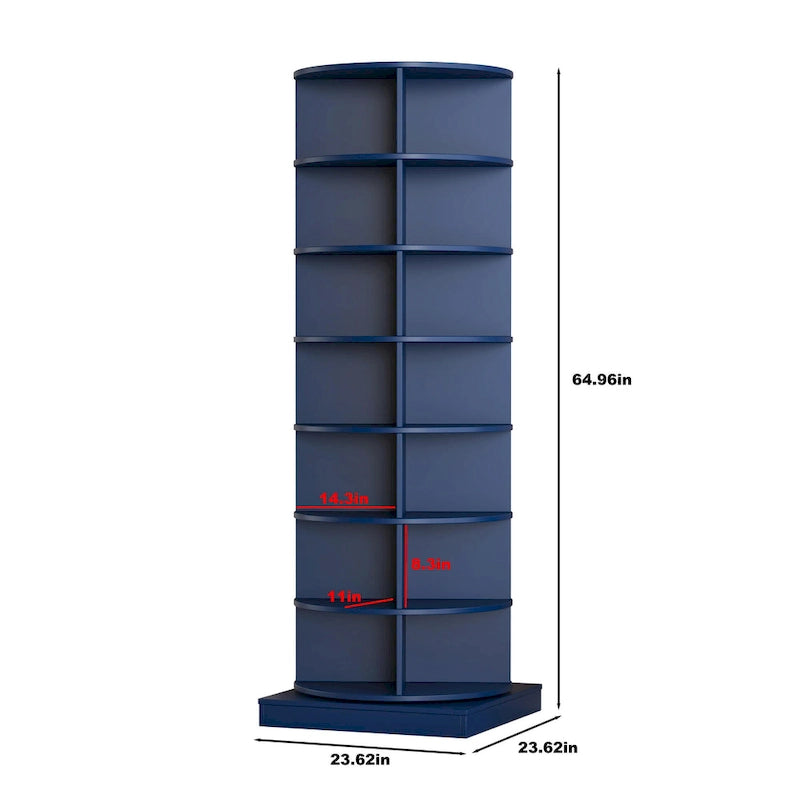 Armoire à chaussures rotative à 360° - 7 niveaux