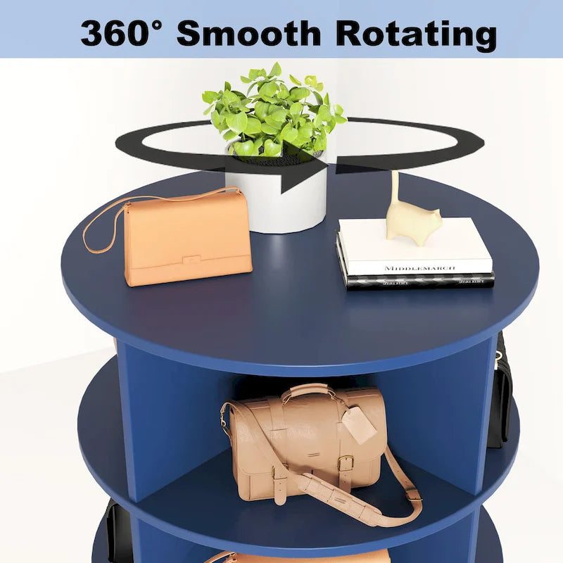 Armoire à chaussures rotative à 360° - 7 niveaux