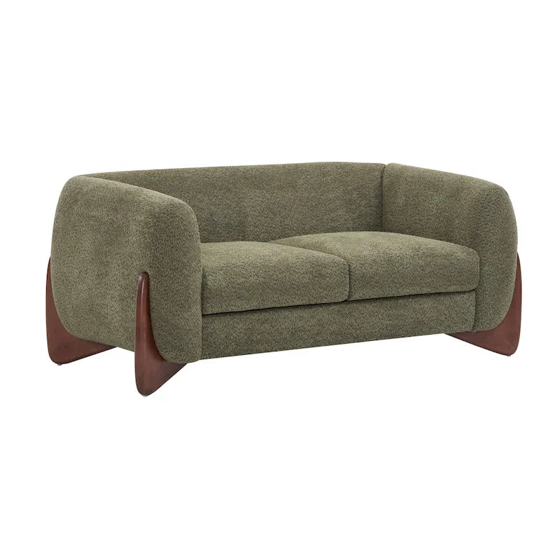 Causeuse en bouclé rembourrée Alma de Christopher Knight Home