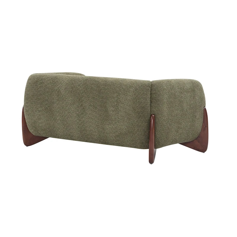 Causeuse en bouclé rembourrée Alma de Christopher Knight Home