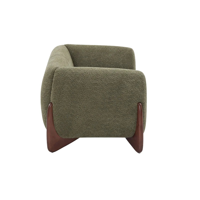 Causeuse en bouclé rembourrée Alma de Christopher Knight Home