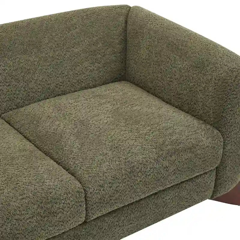 Causeuse en bouclé rembourrée Alma de Christopher Knight Home
