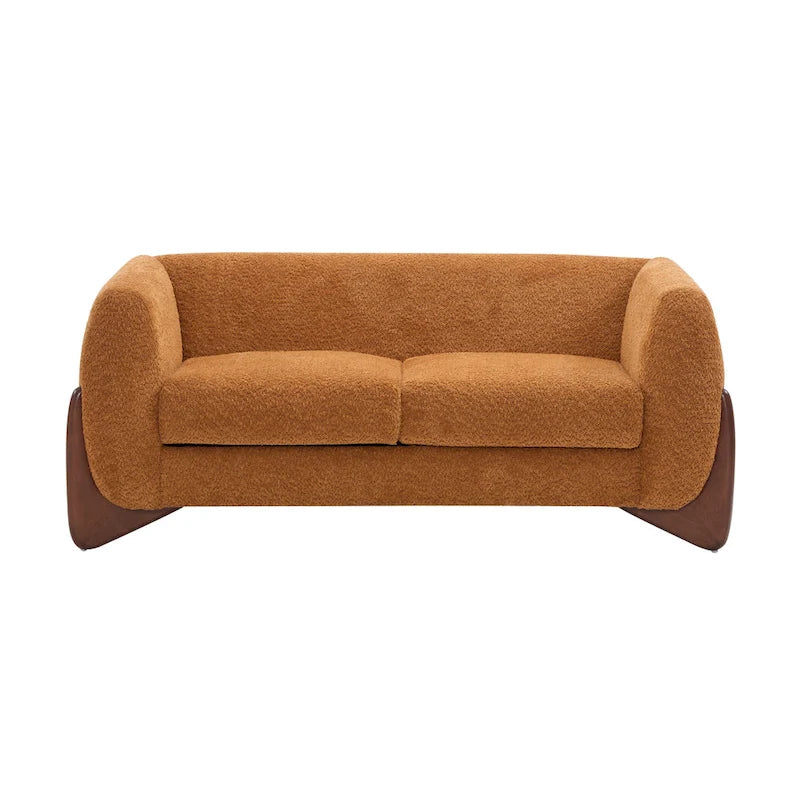 Causeuse en bouclé rembourrée Alma de Christopher Knight Home