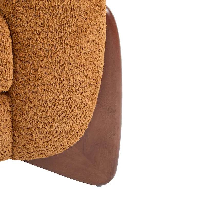 Causeuse en bouclé rembourrée Alma de Christopher Knight Home