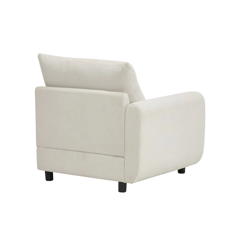 Christopher Knight Home - Canapé modulaire double place Evelyn en tissu avec ottoman