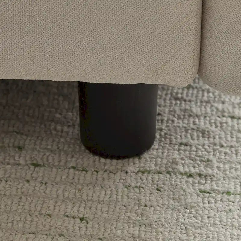 Christopher Knight Home - Canapé modulaire double place Evelyn en tissu avec ottoman