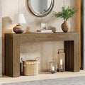Console de 59 pouces pour salon, table d'entrée de style ferme