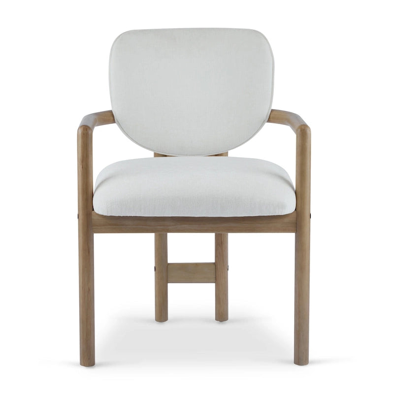 Chaises de salle à manger rembourrées (lot de 2), chaises d'appoint avec pieds en bois d'hévéa, capacité de poids de 136 kg